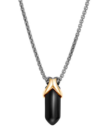 John Hardy Men's Asli Classic Chain Black Onyx Necklace | Neiman Marcus