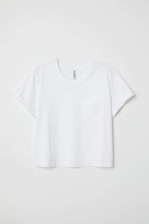 Short T-shirt - White