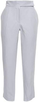 Cropped Cotton-blend Tapered Pants