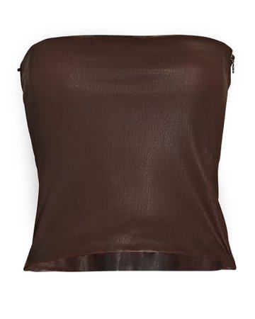 SPRWMN Strapless Leather Top | INTERMIX®