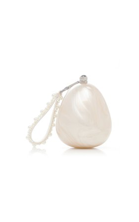 Mini Perspex Pearl Acrylic Top Handle Bag By Simone Rocha | Moda Operandi