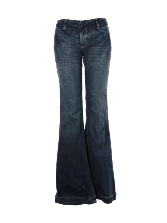 dark blue flare jeans y2k/modern low rise.