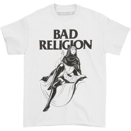 *clipped by @luci-her* Bad Religion Sexy Nun T-shirt | Rockabilia Merch Store