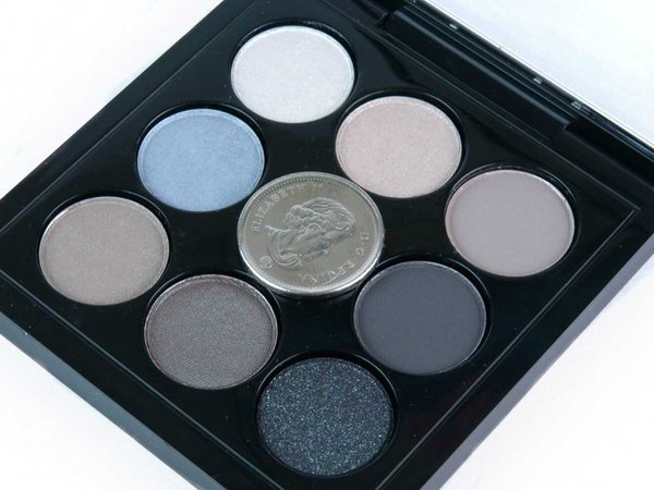 blue and gray eyeshadow palette