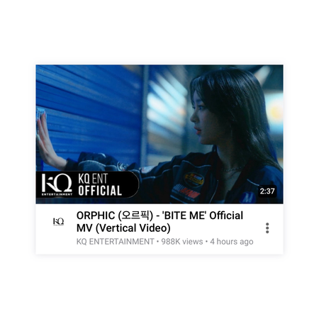 ‘BITE ME’ Official MV - @orphic