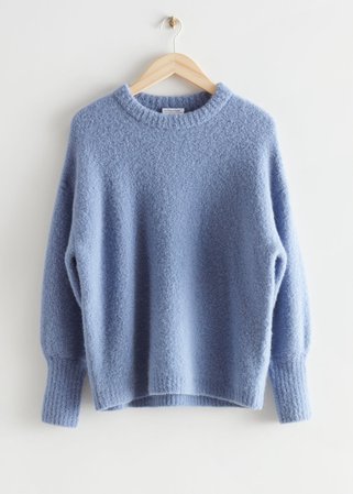 Oversized Alpaca Knit Sweater - Lilac - Sweaters - & Other Stories US