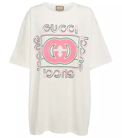 Gucci - Logo cotton Tshirt | Mytheresa