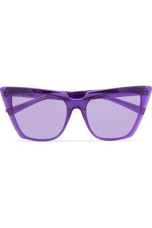 Balenciaga | Oversized cat-eye acetate sunglasses | NET-A-PORTER.COM