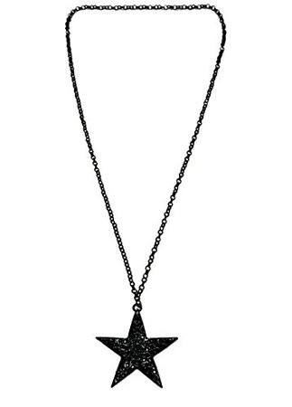 necklace star black