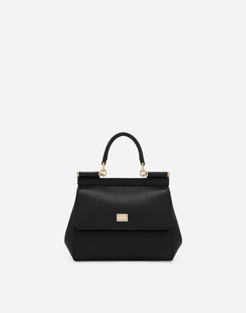 Medium Sicily handbag in Black for | Dolce&Gabbana® US