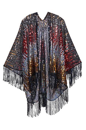 Iridescent Disco Sequin Kimono - EDM Rave Fashion & Festival Clothing – THE LUMi SHOP