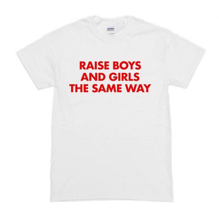 Adult Unisex Raise Boys and Girls aesthetic shirt Pinterest | Etsy