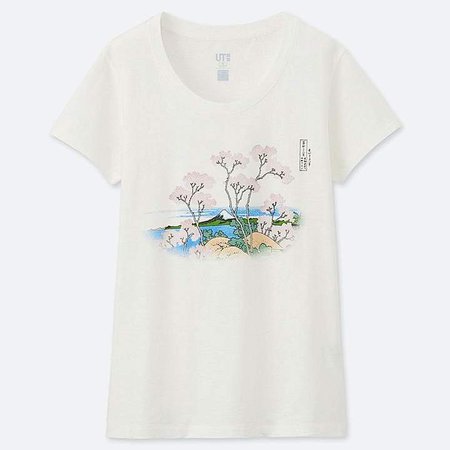 Women's Hokusai Blue Short-sleeve Graphic T-Shirt