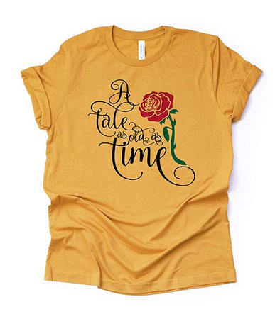 Amazon.com: A Tale as Old as Time womens shirt Unisex Misses and Plus size tee Womans Top Ladies T-Shirt: Handmade
