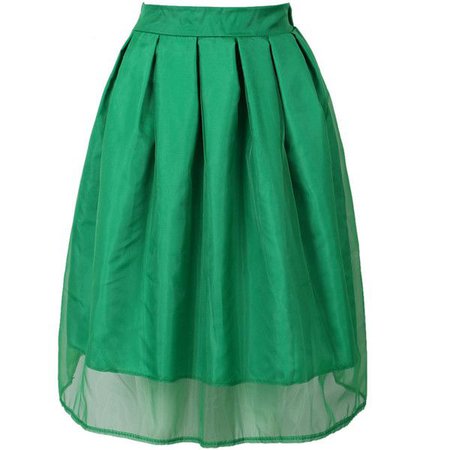 Mint Green Skater Skirt