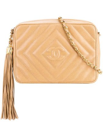 Chanel Pre-Owned Quilted Fringe Shoulder Bag - Farfetch