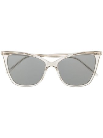 Shop Saint Laurent Eyewear SL 384 cat-eye frame sunglasses with Express Delivery - FARFETCH