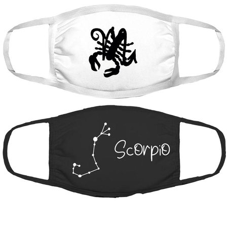 Zodiac Face Mask Scorpio | Etsy