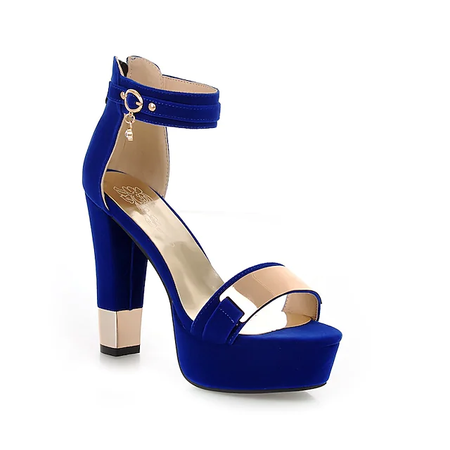 Sapphire blue heel