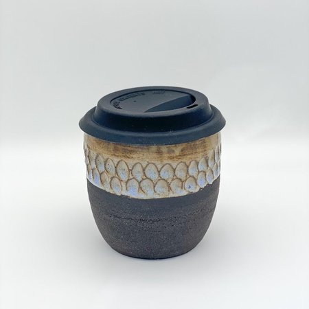 Beautiful Coffee Cup | Glazed Ceramic Travel Mug | Handmade Coffee Mug