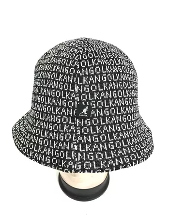 Kangol Vintage KANGOL All Over Monogram Spell Out Knit Hat Size os - for Sale - Heroine