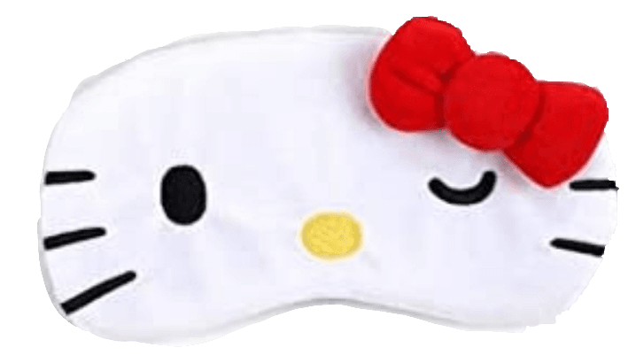 hello kitty white kawaii cute sleep mask