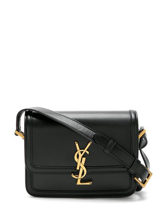 Shop black Saint Laurent small Solferino satchel crossbody bag with Express Delivery - Farfetch