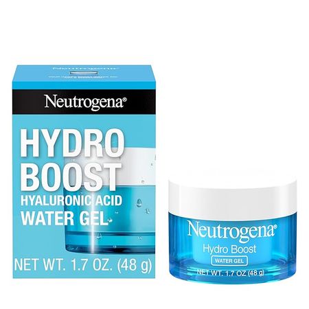 Amazon.com: Neutrogena Hydro Boost Hyaluronic Acid Hydrating Water Gel Daily Face Moisturizer for Dry Skin, Oil-Free, Non-Comedogenic Face Lotion, 1.7 fl. Oz : Beauty & Personal Care