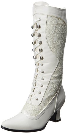 White Victorian Shoes