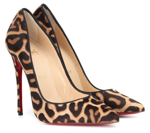 CHRISTIAN LOUBOUTIN Leopard So Kate 120 Heels