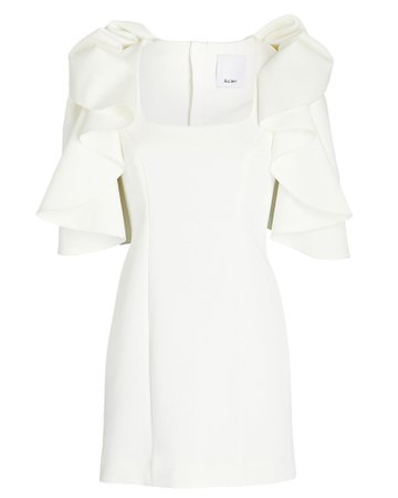 Acler Gwynne Ruffled Mini Dress | INTERMIX®