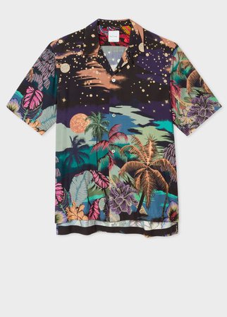 Printed shirt hawaiian