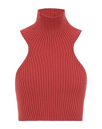 8 By YOOX VISCOSE KNIT SLEEVELESS ROLL-NECK CROP TOP - Crop Top - Women 8 By YOOX Crop Tops online on YOOX United Kingdom - 14110969MH