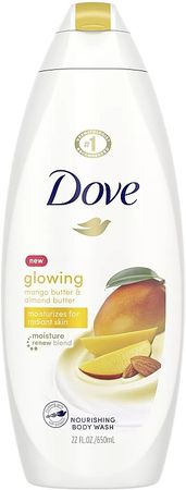 Dove Mango Butter & Almond Extract Shower Gel - Αφρόλουτρο με άρωμα μάγκο και αμύγδαλα | Makeup.gr