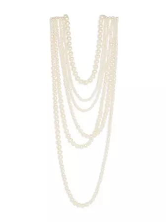 CHANEL Pre-Owned 2014 faux-pearl Necklace - Farfetch