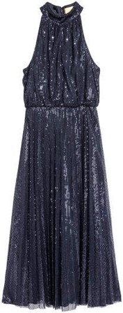 Sequined Dress - Blue