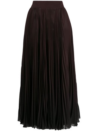 Dolce & Gabbana pleated chiffon skirt