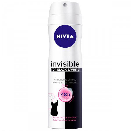 Nivea Desodorante Aerosol Invisible For Black & White
