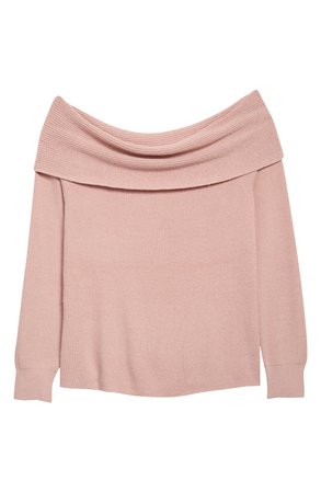 Leith Off the Shoulder Sweater (Plus Size) | Nordstrom