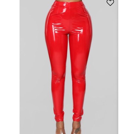 latex red pants - Google Search