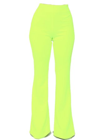 neon green pants