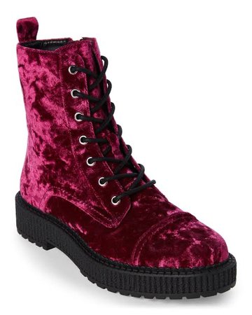 velvet boots
