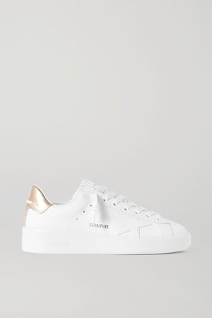 Pure Star Leather Sneakers - White