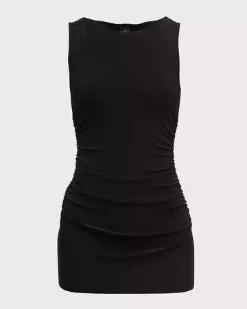 blac Stretch Mini Pickleball Dress | Neiman Marcus