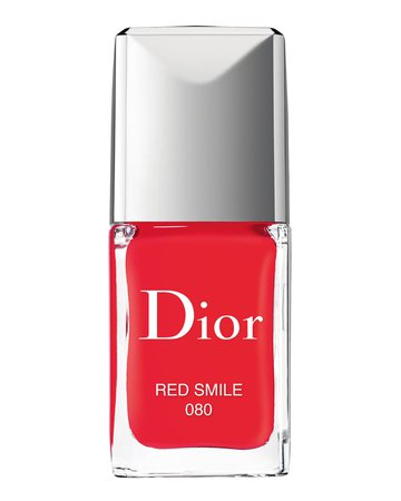Dior Dior Vernis Couture Color, Gel Shine & Long Wear Nail Lacquer, Red Smile