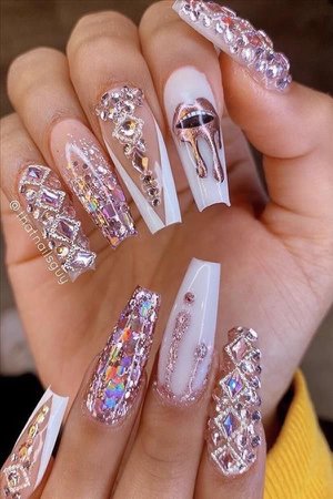 rosegold nails