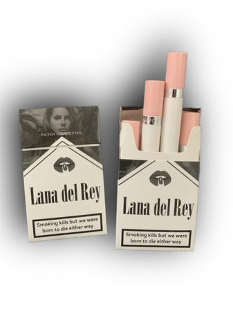 Cool Girl Cigarette Box Design,Lana Del Rey Cigarrette Lipstick,Lana del Rey Lipsticks,Cigarette Box Lipsticks Set,Smoke Tube Lipsticks sets makeup
