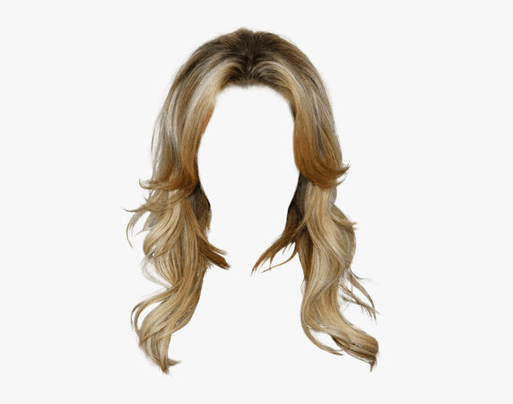 Wig Png Image - Women's Blonde Hair Png, Transparent Png - kindpng