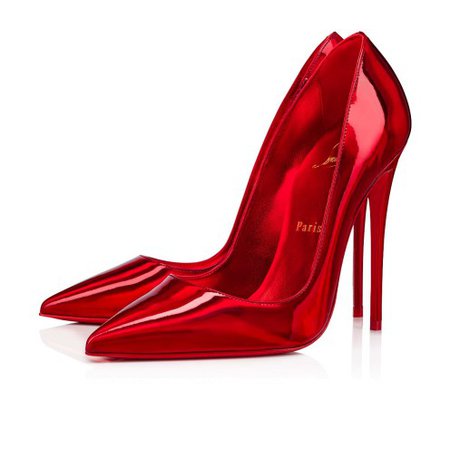 ALINA 85 RED PATENT - Women Shoes - Christian Louboutin