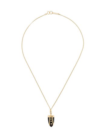 Isabel Marant Horn Pendant Necklace CO031620P012B Gold | Farfetch